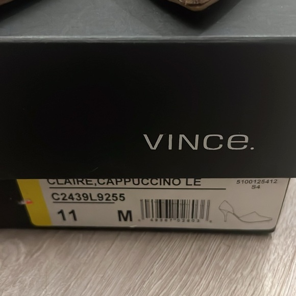 VINCE - Claire Choked Up Leather D'Orsay Pumps size 11 - Picture 7 of 7